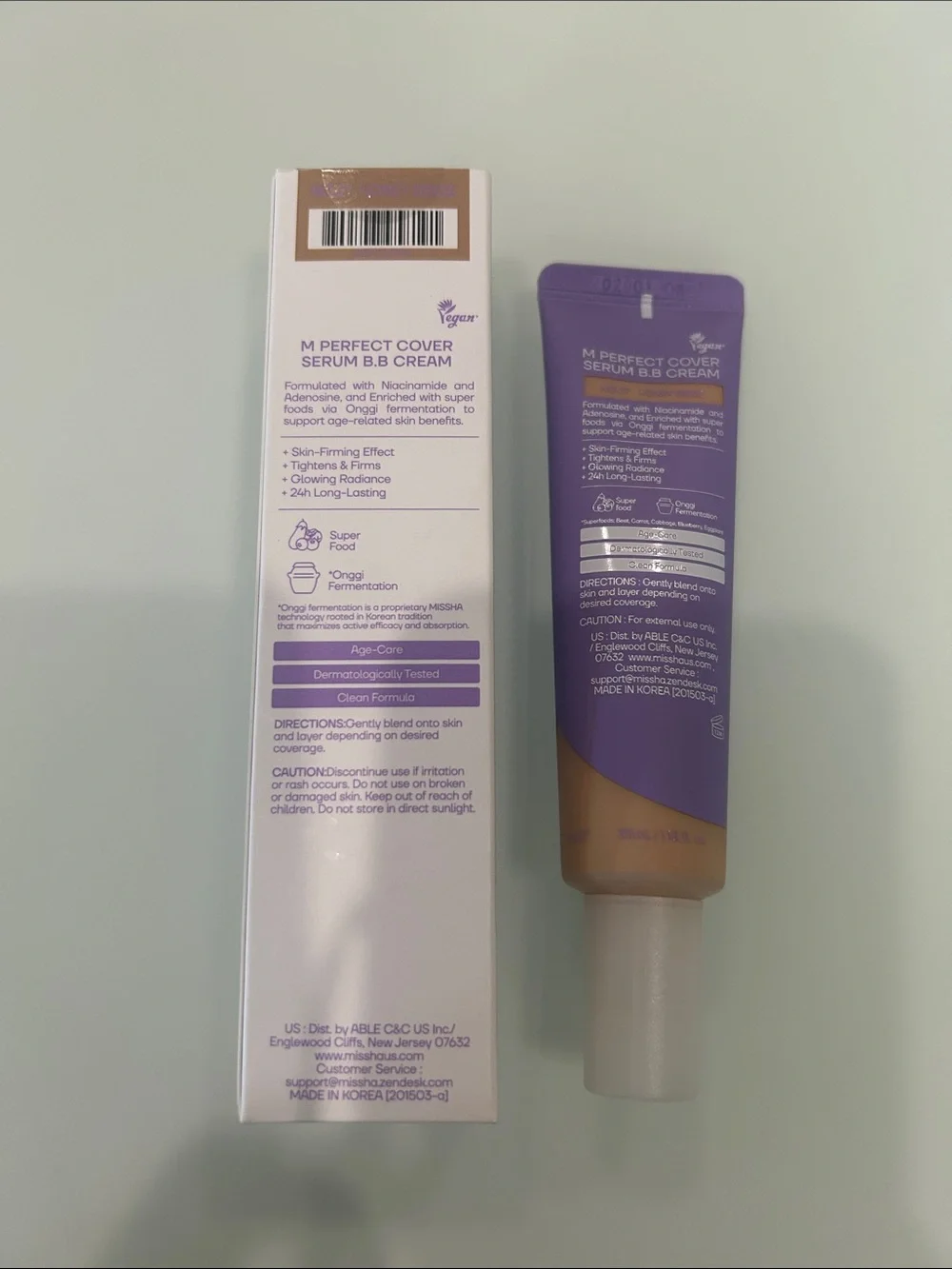 MISSHA M Perfect Cover Serum BB Cream NO 27 Honey Beige